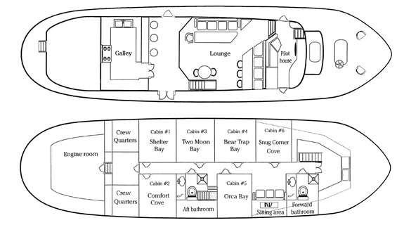 M/V Discovery Boat Schematic